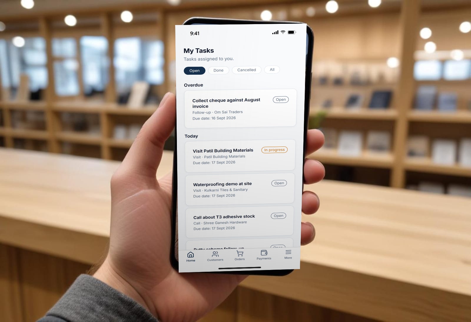 Manufacturing and distribution — the application in use