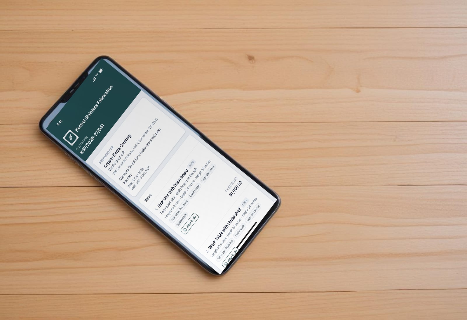 Startup MVP Development — a system we built, in use